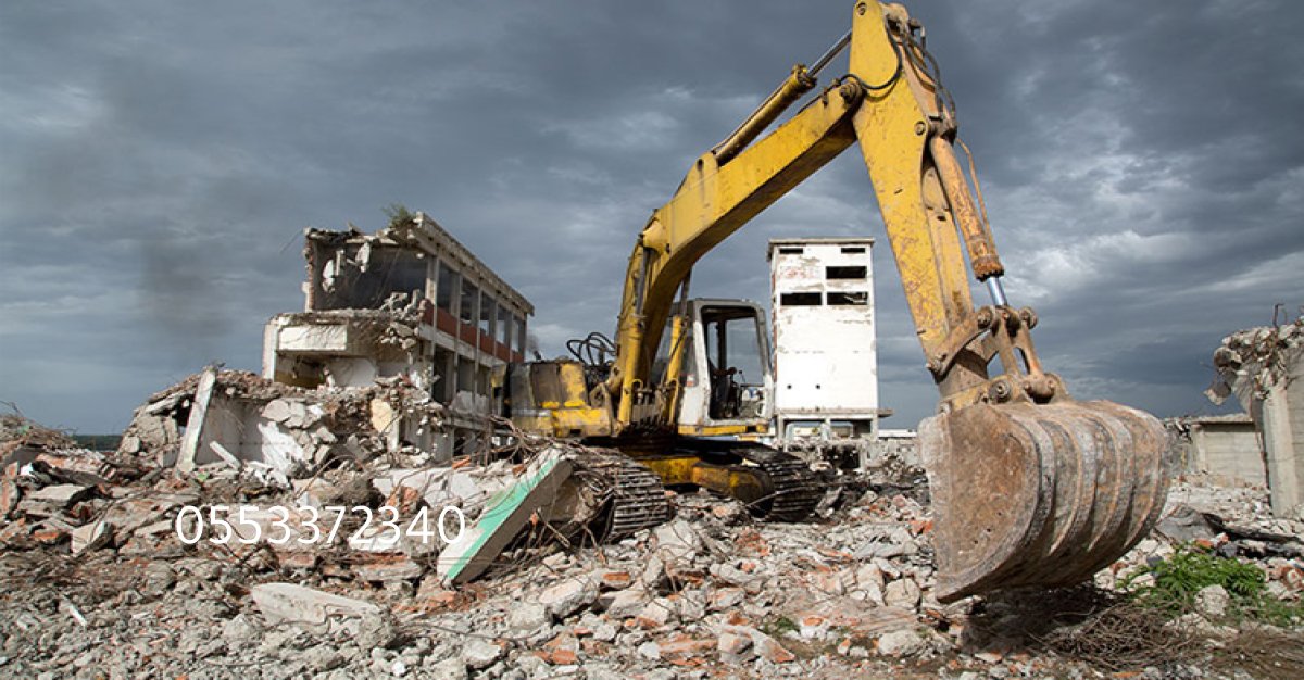 هدم مباني آمن وسريع بجدة مع ترحيل الأنقاض