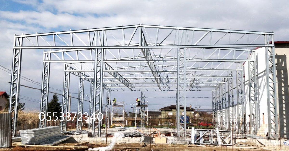 هناجر حديد متينة تناسب مختلف الاستخدامات